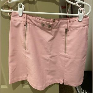 Francesca's Pink Leather Skirt